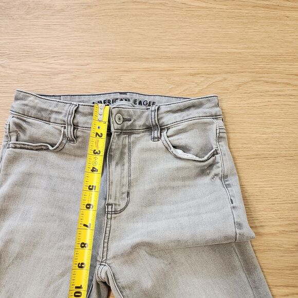 American Eagle Jeans Womens 2 Next Level Stretch Jegging Distressed Denim 27x27 - Picture 6 of 13
